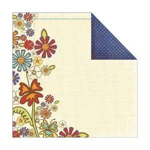  Fancy Pants Rusted Sun Double Sided Paper 12X12 Petals In 