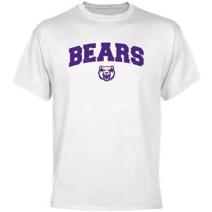 Central Arkansas Bears White Logo Arch T shirt  Sports 
