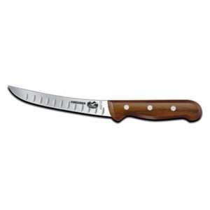 Victorinox 6 Inch Curved Boning Knife, Rosewood Handle:  