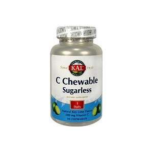  KAL   C Chewable Sugarless Key Lime 500mg   60ct Chew 