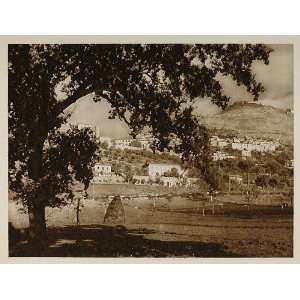 1925 Arce Italy Italian Town Photogravure Hielscher   Original 