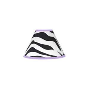  Purple Funky Zebra Lamp Shade by JoJo Designs: Baby