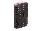 Pink Flip Leather Case Cover Pouch With Card Holder Wallet For iPhone 