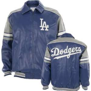  Los Angeles Dodgers Faux Leather Jacket: Sports & Outdoors