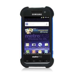 Samsung Galaxy Attain 4G Conquer 4G Black/Blue 3in1 Armor Hybrid Thick 