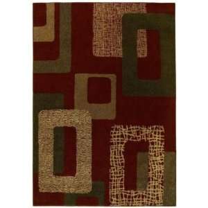  Shaw Area Rugs: Origins Rug: Metro: Cayenne Red: 93x12 