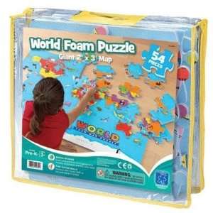  Selected Ed In World Foam Map Puzzle By Learning Resources 
