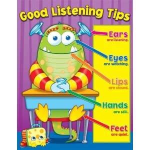   Dellosa Cd 114079 Good Listening Tips Chartlet Gr K 5 Toys & Games