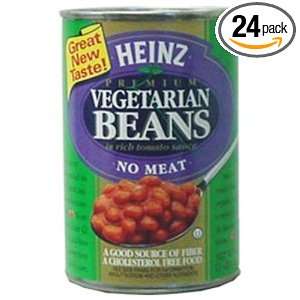 Vegetarian Beans, 8 Ounce Cans (Pack of 24)  Grocery 
