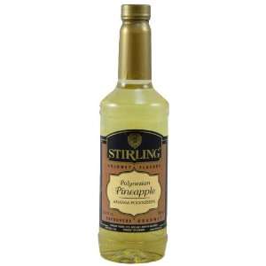 Stirling Gourmet Pineapple Coffee Flavoring Syrup  Grocery 