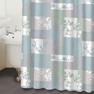   : Famous Home Fashions Essence Floral Shower Curtain: Home & Kitchen