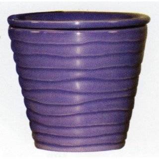   Glazed Ceramic Pot   Apple Green   6 Diameter: Patio, Lawn & Garden
