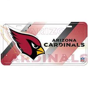 Arizona Cardinals License Plate: Aluminum Street Flair License Plate 