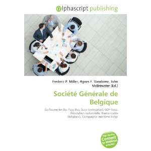  Société Générale de Belgique (French Edition 