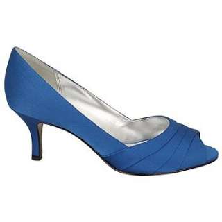 Womens Nina Criana Azul Satin Shoes 