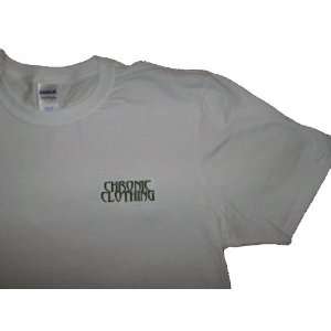  Chronic Clothing white tee / t shirt LARGE Everything 