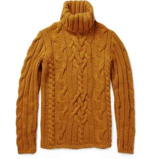 Home > Clothing > Knitwear > Rollnecks > Cable Knit Cashmere 