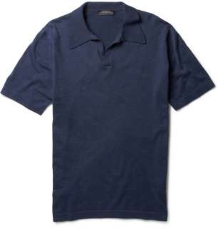   Polos > Short sleeve polos > Jeremy Sea Island Cotton Polo Shirt