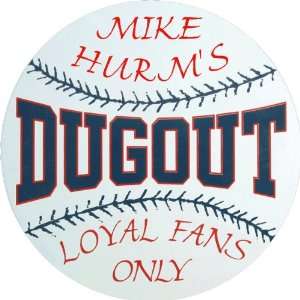  Dugout Baseball Sign Personalized