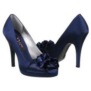 Womens Nina Evelixa New Navy Satin Shoes 