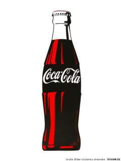 Coca Cola Wandtattoo Aufkleber Küche Bar Kiosk 61x18 cm  