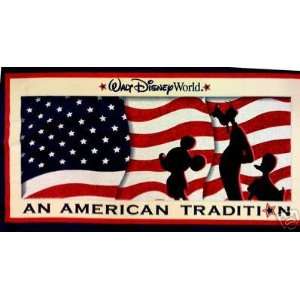   American Tradition USA Flag Beach Towel (Walt Disney World Exclusive