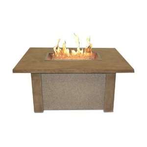   Fire Pit Table with Rectangle Burner SANJUAN 1224 M K Patio, Lawn