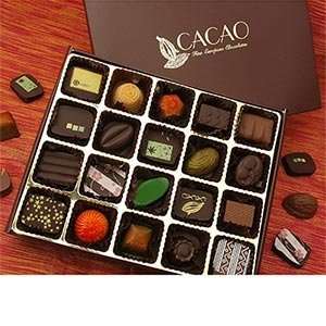 Cacao Fine European Chocolates 40 Piece Assortment  