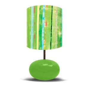 Oopsy daisy Going Green on Green Base Lamp 11x21:  Home 