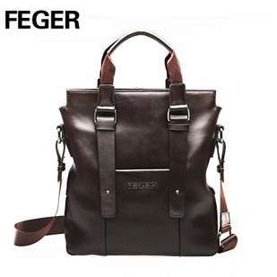 Mens Genuine Leather Fashion Briefcase Messenger Bag 11 2351M  