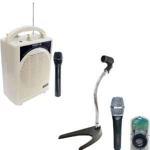  PA System with Wireless MIC   PDMIK5 Dynamic Cardioid Microphone 