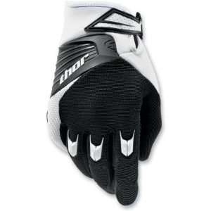  Thor Motocross Static Gloves   2X Large/Black Automotive