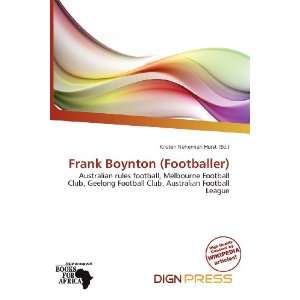   Boynton (Footballer) (9786200915443) Kristen Nehemiah Horst Books