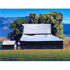  Gary Ernest Smith   Barn at Cove Oregon Artists Proof 