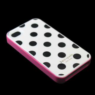 Polka Dots 3 piece Hard Case Skin Cover for iPhone 4 G 4G 4S AT&T 