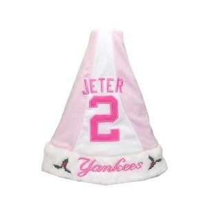    Derek Jeter New York Yankees Pink Santa Hat: Sports & Outdoors