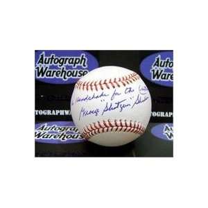 George Shuba autographed Baseball inscribed Shotgun The Hand Shake 
