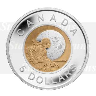 Kanada 5 Dollar 2011 Full Hunters Moon Niob  