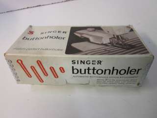 Vintage Singer Button Holer Part No. 489510 VERT  