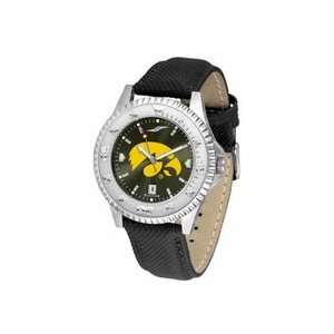 Iowa Hawkeyes Competitor AnoChrome Mens Watch with Nylon/Leather Band
