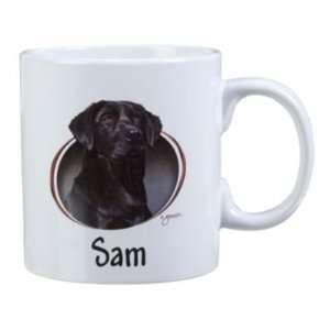  Personalized Dog Coffee Mug   Black Lab: Kitchen & Dining