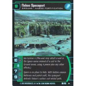   the Clones TCG Uncommon Foil Card  Naboo Spaceport #96: Toys & Games