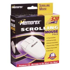    Memtek 32022362 Opto Mechanical 3 Button Scroll Mouse Electronics