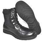   Radical G Black Grain/Suede Leather Mototcycle Boots Shoes 10 M New