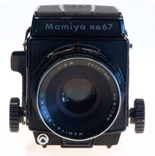 MAMIYA RB67 PROFESSIONAL CAMERA WLF SEKOR 13.8 f127mm LENS FILTER 