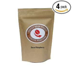 Coffee Bean Direct Decaf Raspberry Flavored Loose Leaf Tea, 5 Ounce 