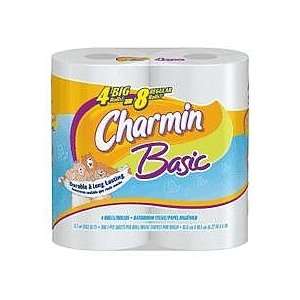 Charmin Basic Bathroom Tissue Big Roll 12X4  Kitchen 