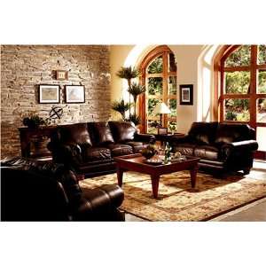   Italian Leather Chair Loveseat and Sofa/Couch Set