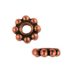  6mm Copper Bali Style Rondelle Spacer Arts, Crafts 