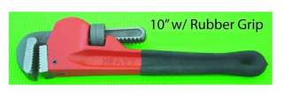 10 HEAVY DUTY PIPE WRENCH WITH RUBBER GRIP  